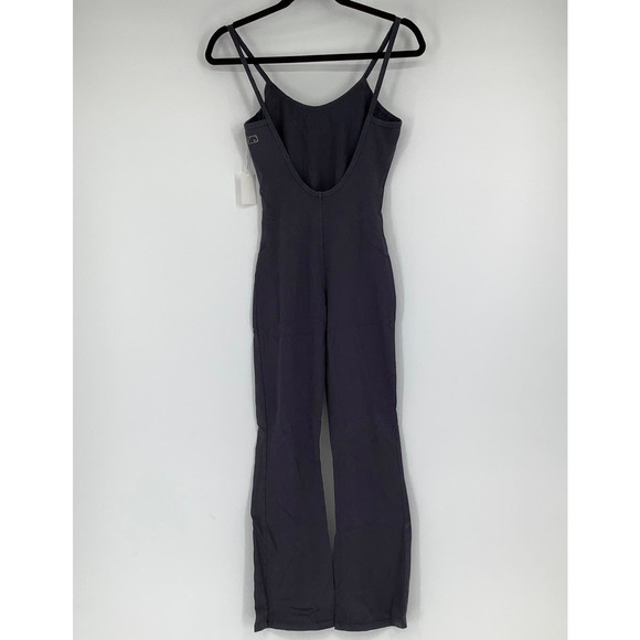 NEW! Lacausa Flow Size X-Small XS Prana Unitard Charcoal Yoga $98 msrp H16-6 - Picture 4 of 9